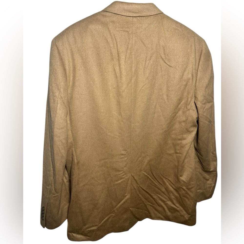 Lanificio Canpore Italian Tan Brown Men's Blazer Camel Hair 42 - Picture 3 of 9